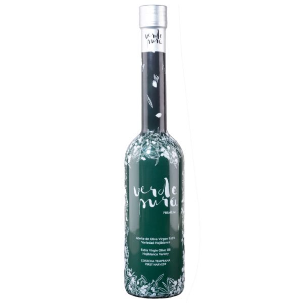 Botella de 500ml de AOVE Premium Selección Verde Puro