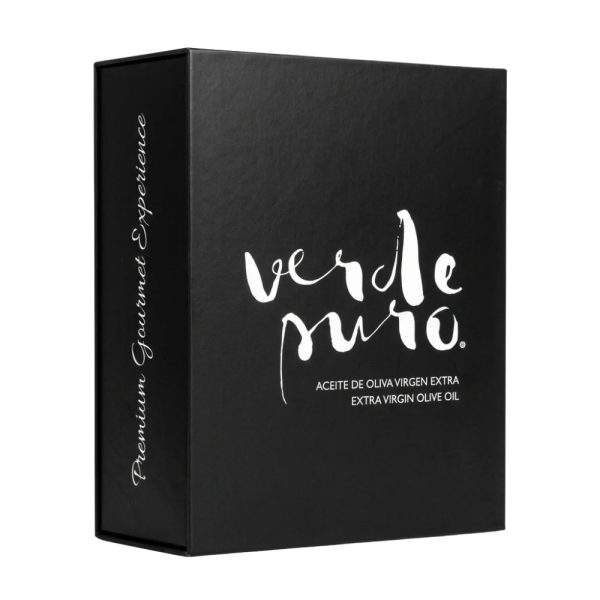 Estuche de regalo con 3 botellas de AOVE Premium Verde Puro
