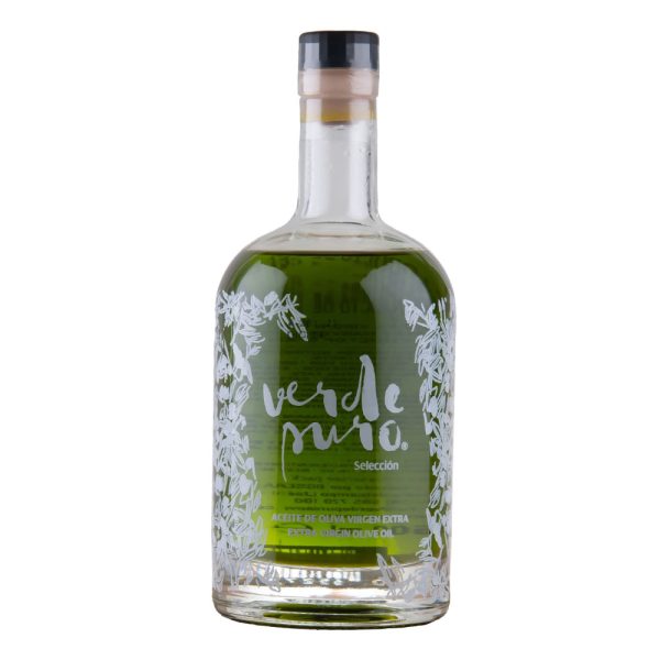Botella de Verde Puro Selección Picual 500ml