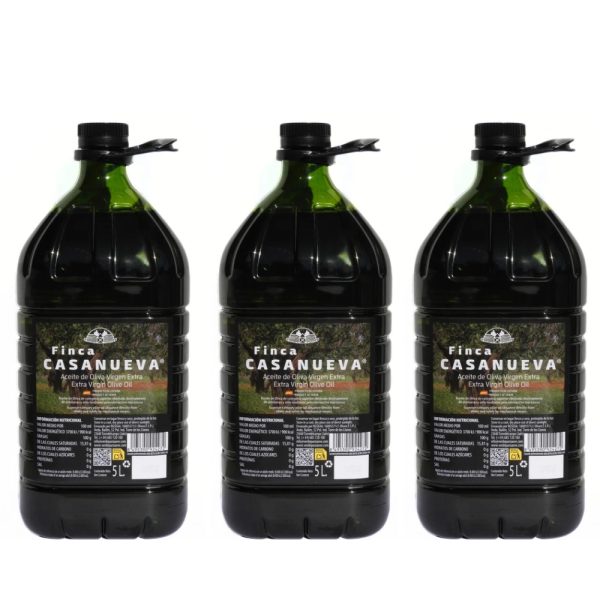 Pack 3 garrafas 5L Finca Casanueva AOVE Verde Puro